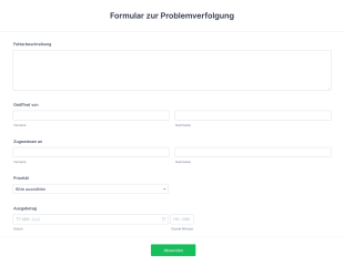 Formular Zur Problemverfolgung
