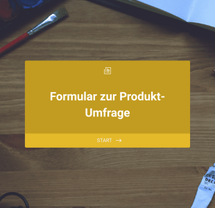 Formular Zur Produkt Umfrage Form Template