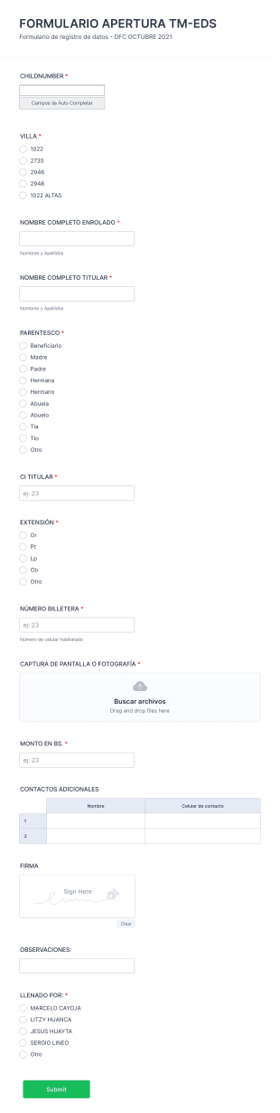 Formulario Apertura Tm Eds 2022 Form Template