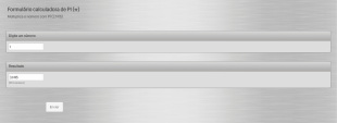 Formulário Calculadora De PI (π)  Form Template