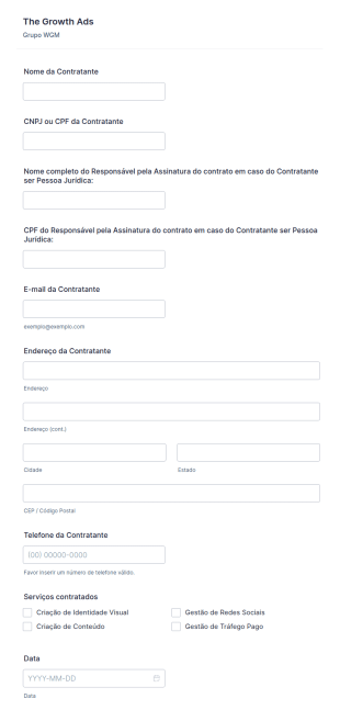 Formulário Coleta De Dados