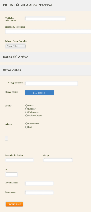 Formulario Contable De Activos Fijos Form Template