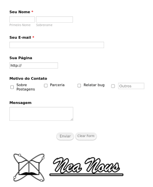 Formulário Contato Form Template