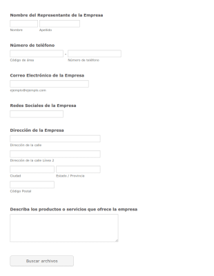 Formulario De Contacto Digital