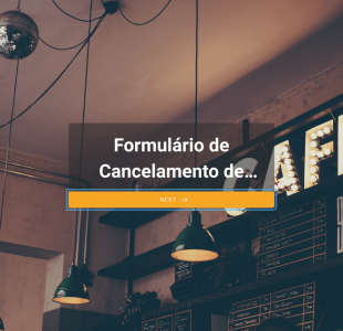 Formulário De Adiamento Ou Cancelamento Do Pedido Form Template