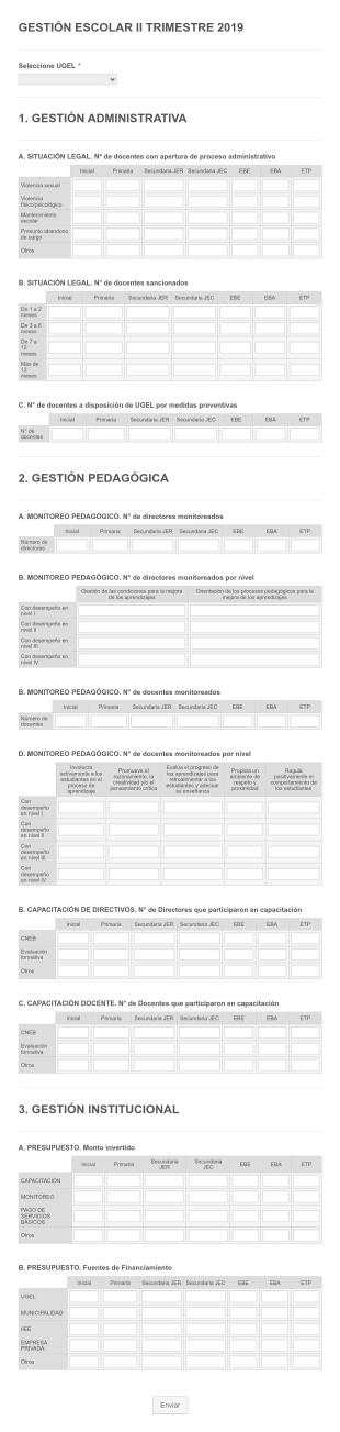 Formulario De Administración Y Evaluación De Escuelas Form Template
