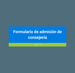 Formulario De Admisión De Consejería Form Template
