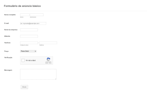 Formulário De Anúncio Básico Form Template