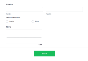 Formulario De Asistencia A Clase Online