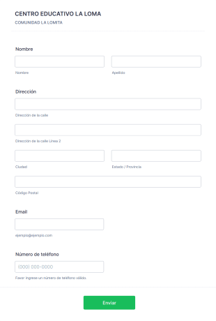 Formulario De Asistencia
