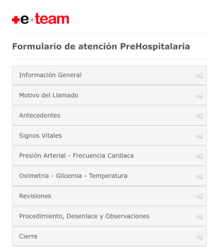 Formulario De Atención Prehospitalaria Form Template