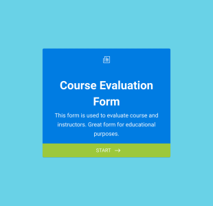 Formulário De Avaliação De Aula Form Template