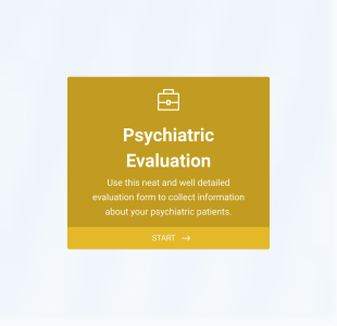 Formulário De Avaliação Psiquiátrica Form Template