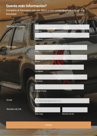 Formulario De Cliente Autojujuy Form Template