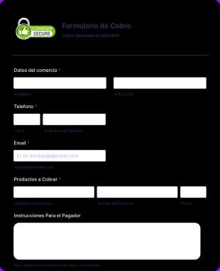 Formulario De Cobro Form Template