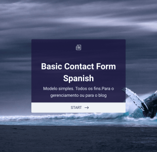 Formulario De Contacto Básico Form Template
