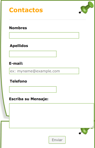 Formulario De Contacto De Clientes De Hostelería Form Template