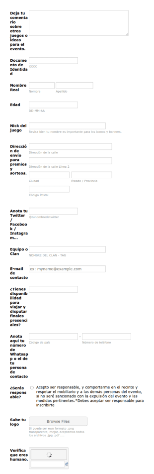 Formulario De Contacto Empresa O Ayuntamiento