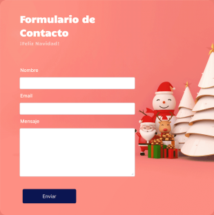 Formulario De Contacto Papa Noel Form Template