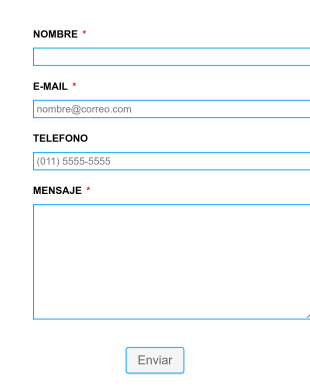 Formulario De Contacto Sencillo