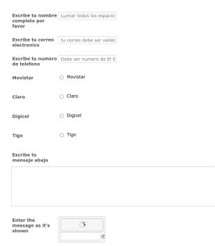 Formulario De Contacto