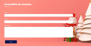 Formulário De Contato Do Papai Noel Form Template