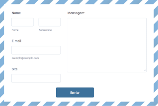 Formulário De Contato Elegante Form Template