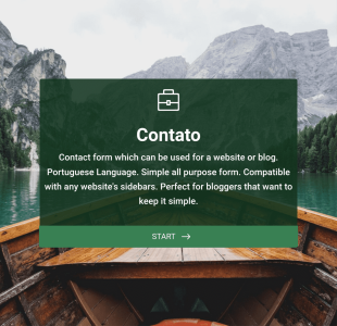 Formulário De Contato Para Site Ou Blog
