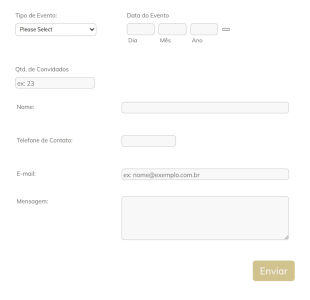 Formulário De Evento