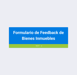 Formulario De Feedback De Bienes Inmuebles
