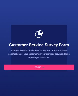 Formulario De Feedback De Servicio Al Cliente