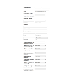 Formulario De Información Al Comprador