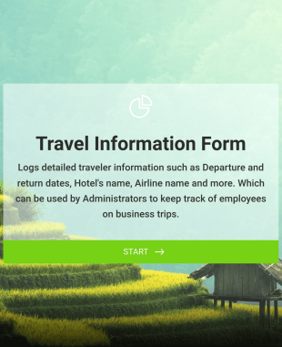 Formulario De Información De Viaje
