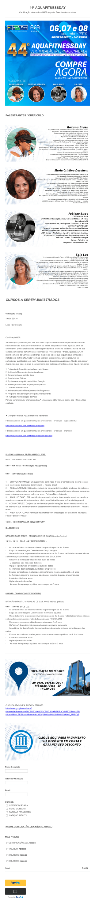 Formulário De Inscrição Em Curso