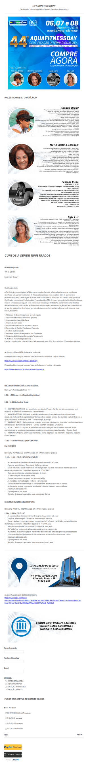Formulário De Inscrição Em Curso