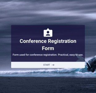 Formulário De Inscrição Para Conferência Com Pagamento Form Template