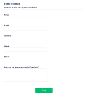 Formulário De Inscrição Para Ser Representante Comercial