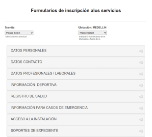 Formulario De Inscripción Alos Servicios JCK