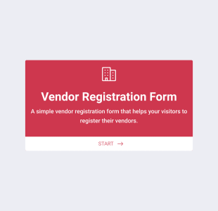 Formulario De Inscripción De Proveedores Form Template