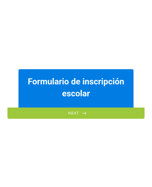 Formulario De Inscripción Escolar