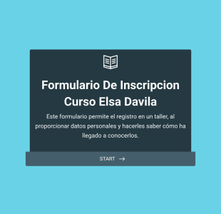 Formulario De Inscripción Para El Evento