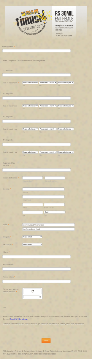 Formulário De Interpretação Musical