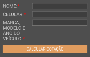 Formulário De Orçamento De Veículo