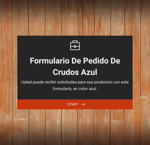 Formulario De Pedido De Crudos Azul Form Template