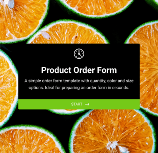 Formulario De Pedido De Producto Supermercado El Manantial Form Template