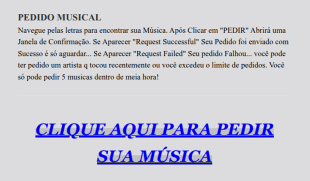 Formulário De Pedido Musical