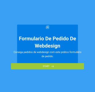 Formulário De Pedido Web Design