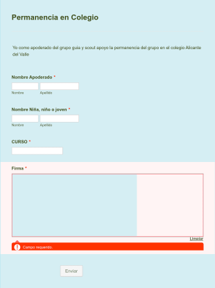 Formulario De Petición De Permanencia Form Template