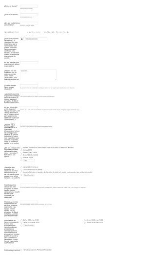 Formulario De Postulación Programa Transformación Esencial Form Template