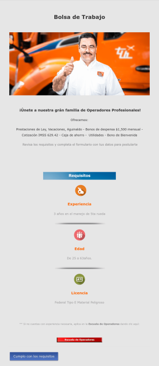 Formulario De Reclutamiento Personal Especializado